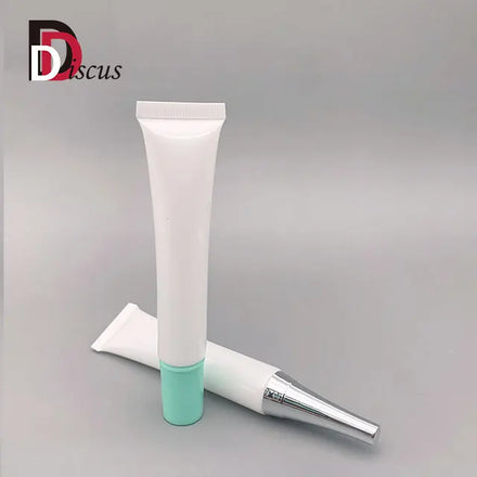 White 20 ml Facial Cleaner Plastic Soft Tube Cosmetic Packaging Squeeze Lotion Tubes Empty Body Lotion Hand Cream Tube