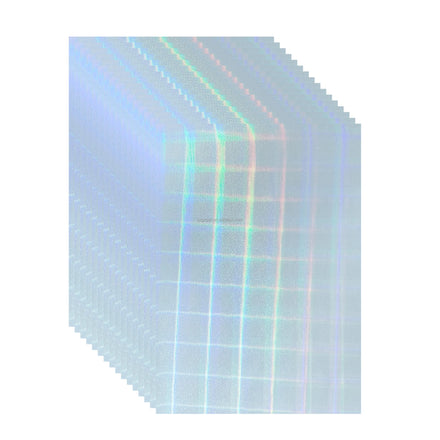 Water Soluble Glossy Finish A4 Cold Laminate Roll Transparent Overlay Holographic Pattern Adhesive Overlay BOPP Film