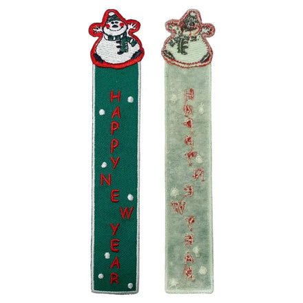 Manufacturer Promotional Personalized Custom logo Embroidered Bookmark