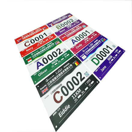 Athletics Games Number Cloth Race Running Bike Number Plate Digital Marathon Athlete Number Customized