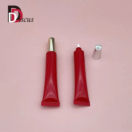 20ml Custom Logo Red Plastic Cosmetic Tube Empty 20ml Soft Tube Eye Cream Face Cream Squeeze Tubes with Screw Cap
