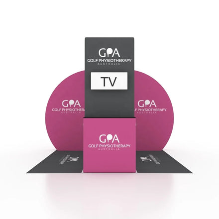 Custom Portable Exhibition Booth Display New Design Aluminum Advertising Shelves Stand Promotion Tradeshow Equipment