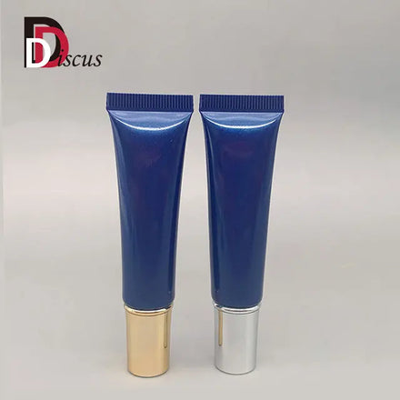 Custom Logo 15ml Blue Body Lotion Skin Cream Cosmetic Packing Soft Squeeze Tube Plastic BB CC Cream Tube for Cosmetic