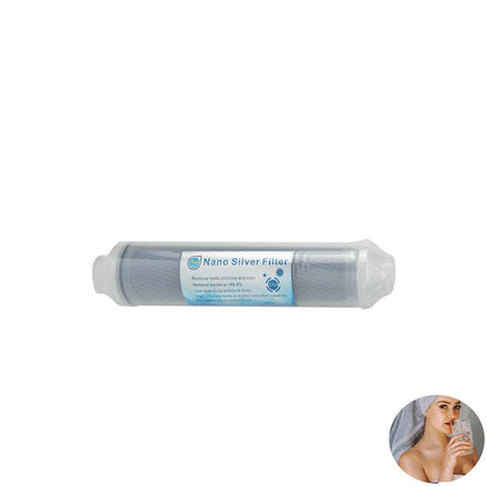 2024 Hot Selling ACT-3310T Water Cartridge Activated Carbon 5 Micron Filtration 1500 GAL Capacity Sink Household Use Removes