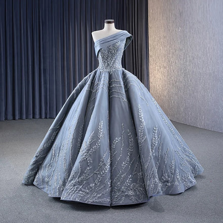 Jancember 231074 Stylish One Shoulder Evening Party Women's Formal Gowns