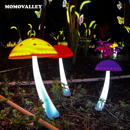 Led Outside Best Statue Lighting Outdoor Waterproof Patio Home Diwali Christmas Xmass Light Decorative Mushroom Lamp for Garden