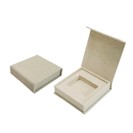 Custom Eco Friendly Valentine's Day Gift Box Large Christmas Gift Box Luxury Gift Box with Linen Surface