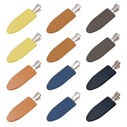 Wholesale Custom Make up Salon Barber Matte Hairclips Flat Ins Hair Styling Face Wash No Trace Bend Crease Creaseless Hair Clips