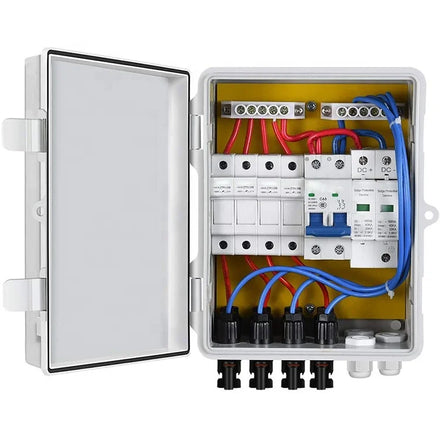 Factory Combiner Box Pv Dc 4 in 1 OUT 4 String 1000V 1200V Pv Array Combiner Box for Solar Panel Power System