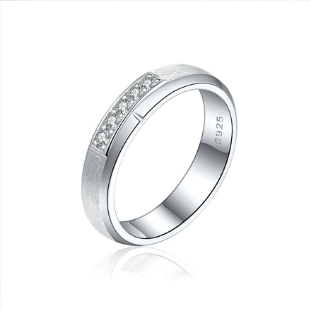 Custom Factory Women's Bling 925 Sterling Silver Diamond Jewelry Luxury Wedding Fingers Rings Fashion Promises CMA for Certified
