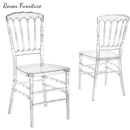RTS TOP Wedding Chair Fabric Cheap Acrylic Plastic Chaise Wedding Chair