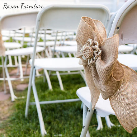 RTS TOPwedding Modern Wedding Chairs Folding Tables and Chairs for Events