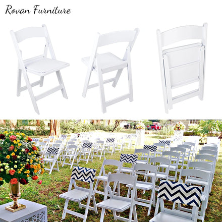 RTS TOP Gold Wedding Chair Rental Acrylic Bulk Stackable Wedding Throne Chairs Folding Chair