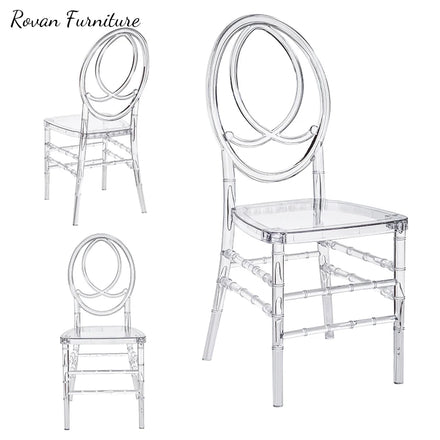 RTS TOP Wedding Chair for Bride and Groom Gold Acrylic Wedding Chair for Sale