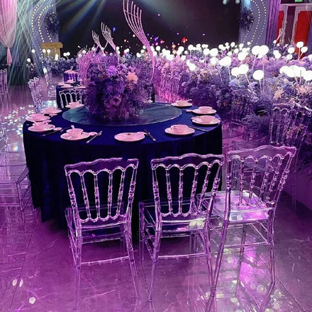 RTS TOP Wedding Chair Deceased Hight clear Acrylic Chairs Event Wedding