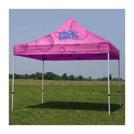 3x3 Custom Pink Canopy Tent 10x10 40mm Hexagon Aluminum Frame 600D Canopy Tent Custom Printed Trade Show Pop up Advertising Tent