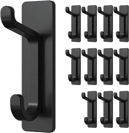 Door Extra Sticky 10 LB Stainless Holder Wall Mounted Self-Adhesive Hook Hanger for Shower