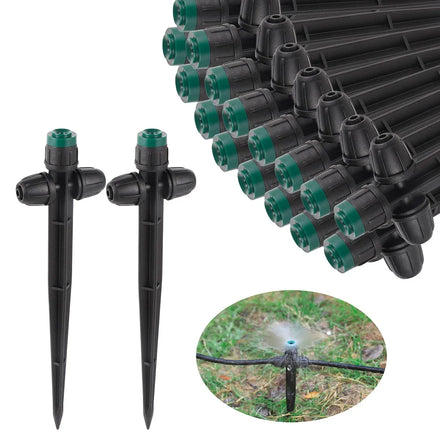 All Round Bubbler Irrigation Sprinkler Adjustable Spiked Nozzle Water Dripper Sprinkler for Micro & Drip Irrigation