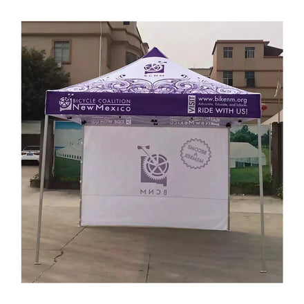 Custom Logo 10x10 3x3m Aluminum Pop up Canopy Heavy Duty 40mm Hex 600D Trade Show Event Tent