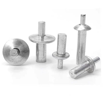 Zinc Galvanized Carbon Steel Blind & Drive Rivet 1/4*3/4 INCHES(50 UNIT) Small Packages