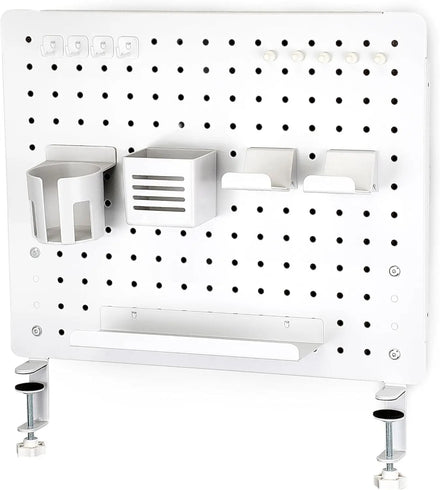 Tabletop Storage Perforated Board Clamp Type Stand Type Pegboard Gaming Organizer
