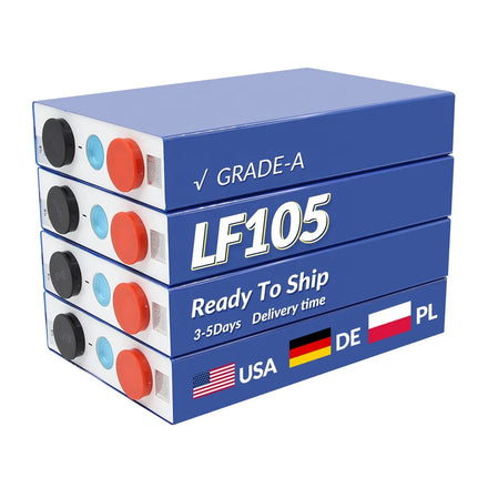 Eu Factory Wholesale EVE 105Ah Lifepo4 3.2V 105Ah 230Ah 280Ah 304Ah Battery Solar Lifepo4 Battery Cell Lithium Ion Battery
