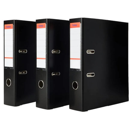 A4 Paper Organizer Binder with Clip and Finger Grip Hole 2-Ring 3-Inch Lever Arch Binder File Folder Lever Arch File Folder