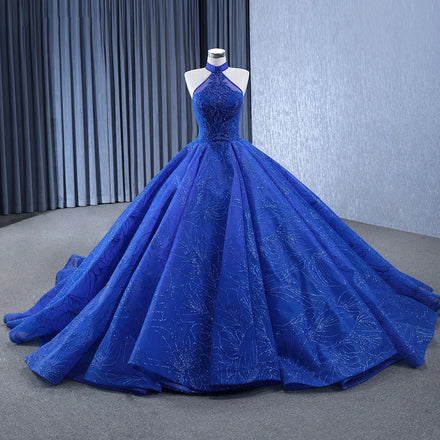 Jancember 231144 Beautiful Halter Women's Ball Gown Evening Party Dresses