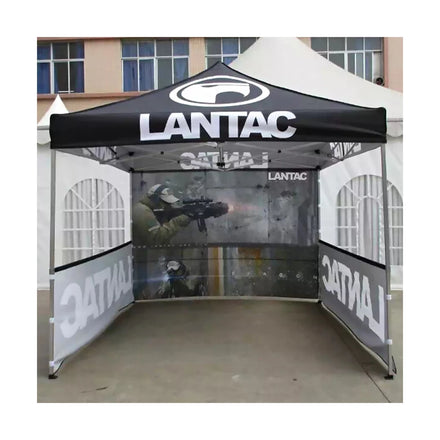 10x10 FT Custom Hexagon Pop up Canopy Tent 40mm Aluminum Frame 600D Fabric Outdoor Marquee for Event & Advertising