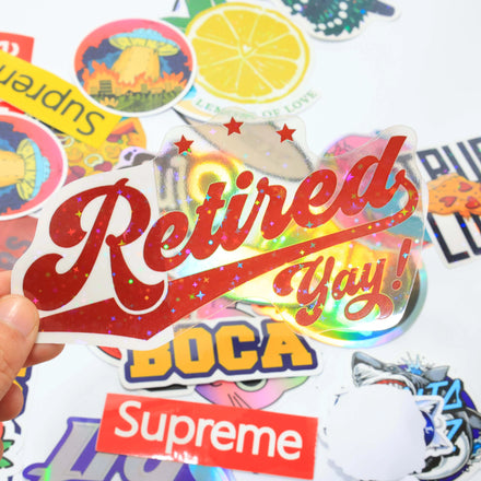 Custom Printed Waterproof Vinyl Stickers Die Cut PVC Adhesive Packaging Labels