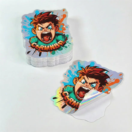 Popular Anime Customized Adhesive Vinyl Stickers Transparent Motorcycle Decorations Customized Printing Stickers