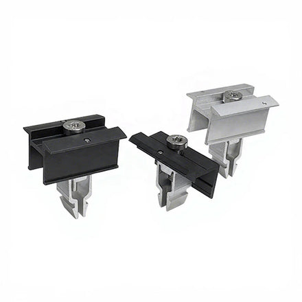 Aluminum Solar Panel Mounting Brackets Mid Clamp End Clamp