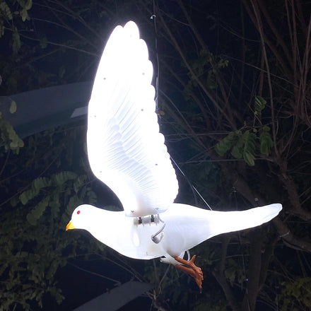 Landscape Decorative Lighting Flying Bird Led Pigeon Park Theme Park Light Landscaping Decoration Outdoor for Sale