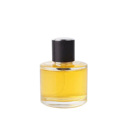 Unique Luxury Design 30ml Clear Glass Perfume Bottle for Men Screw Cap Screen Printing Empty Spray Perfume Bottle Without Lid