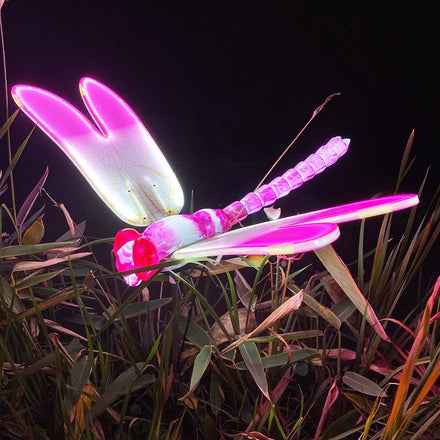 Holiday decoration event party planning creative products led dragonfly 12 volt lawn lighting garden led lights outdoor