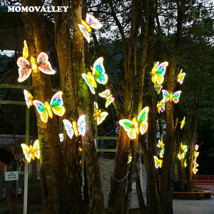 Waterproof IP65 Outdoor Decoration LED Giant Lighted Butterfly for Christmas Holiday Summer Festival Wedding Events