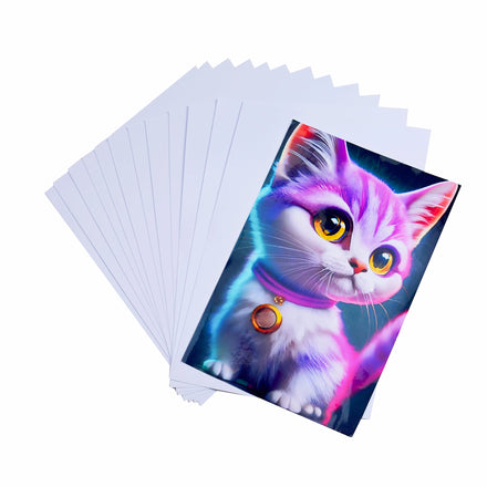 A4 135gsm Glossy White Inkjet Photo Sticker Paper Matte Coated Adhesive Photo Paper for Personalized Sticker
