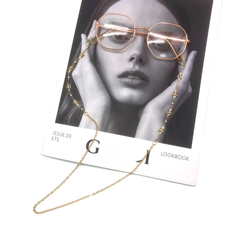 Classic Butterfly Sunglasses Chain Silver Gold Plated Metal Eyeglass Accessories Neck Strap Reading Glasses Chain for Women