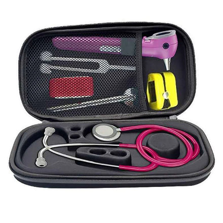 Stethoscope Carrying Case Includes Mesh Pocket for Nurse Accessories Stethoscope Storage Holder Pouch EVA Hard Stethoscope Case