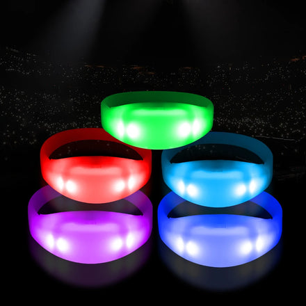 Concert-Style RGB LED Wristbands DMX Control Party Lighting Mother's Day Easter Valentine's Day Ramadan Celebrations Graduation