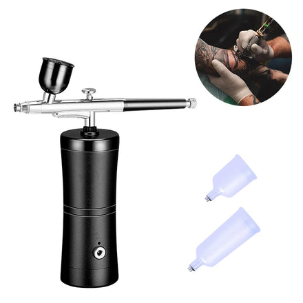 Airbrush Kit Rechargeable Compressor Nail Airbrush Color for Art Painting Cake Airbrush Decorating