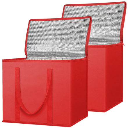 Wholesale Heavy Duty Folding Grocery Shopping Bags Large Insulated Reusable Cooler with Easy Cleaning Foldable Style