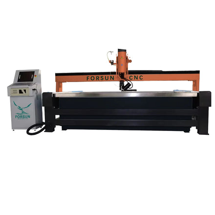 FORSUN cutting cnc tube water jet machine 3d high pressure abrasive water jet cutting machine