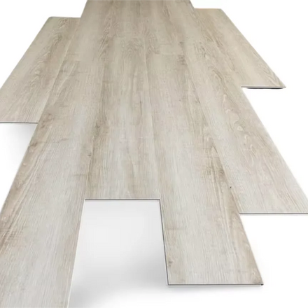 White Oak Texture European Indoor Luxury Vinyl Plank SPC Flooring 4mm 5mm 6mm Waterproof Anti-Slip Click Lock Rigid Core