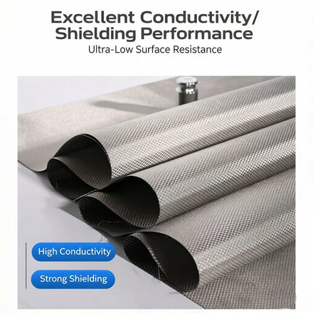 Blocking/Shielding Signal Anti Radiation Conductive Fabric Diamond Plaid Conductive Fabric