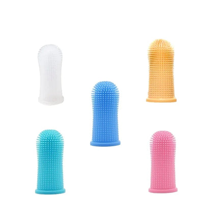 Soft Silicon Dog Toothbrush Cat Toothbrush Dog Teeth Cleaning Dog Finger Toothbrush