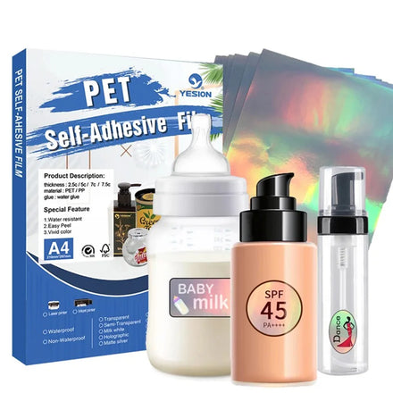 Customizable Laser Holographic Anti-Counterfeiting Adhesive Sticker Waterproof and Made of Copper Material