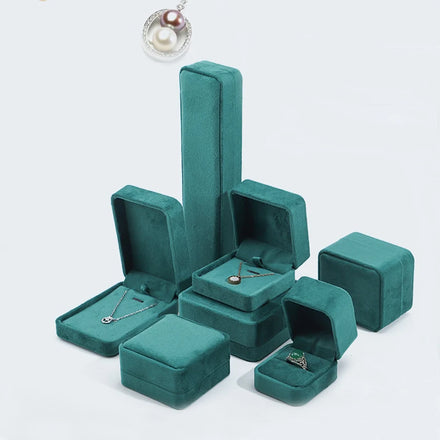 Ring Gift Box Custom Printed Romantic Black Gift Packaging Jewelry Box Jewelry Packaging Velvet Custom Packaging for Jewelry
