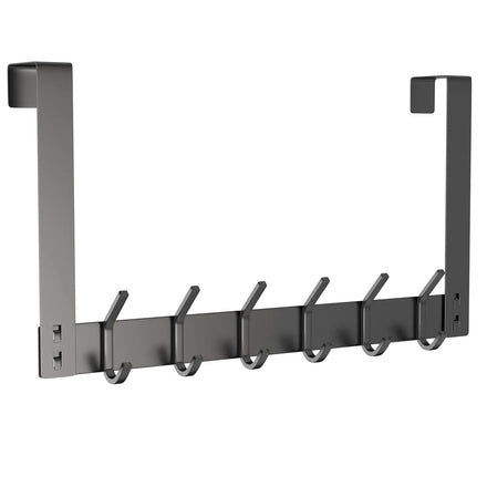1 Pack Stainless Steel Over the Door Heavy Duty Door Hooks Organizer for Hanging Towel