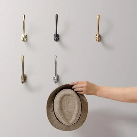 ZJH High Quality Vintage Retro Antique Zinc Alloy Towel Coat Hooks